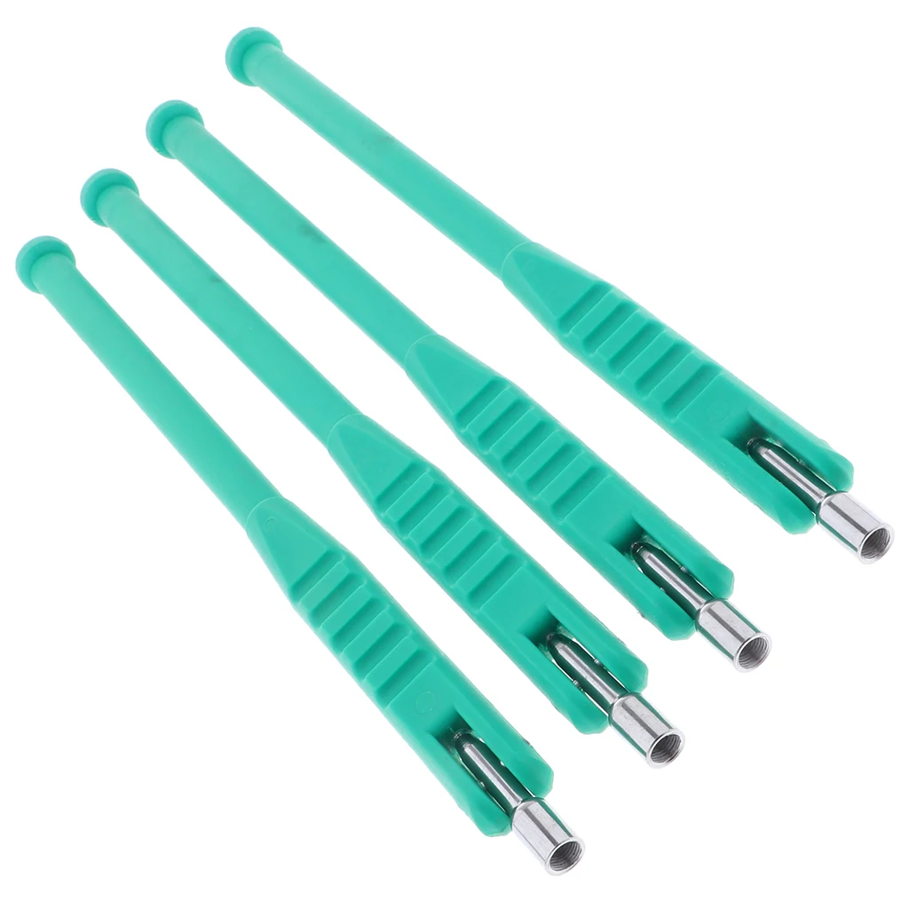 

4 Pieces Car Tire Valve Mouth Puller for Car and Motorcycle Tyre Repair Tool Green