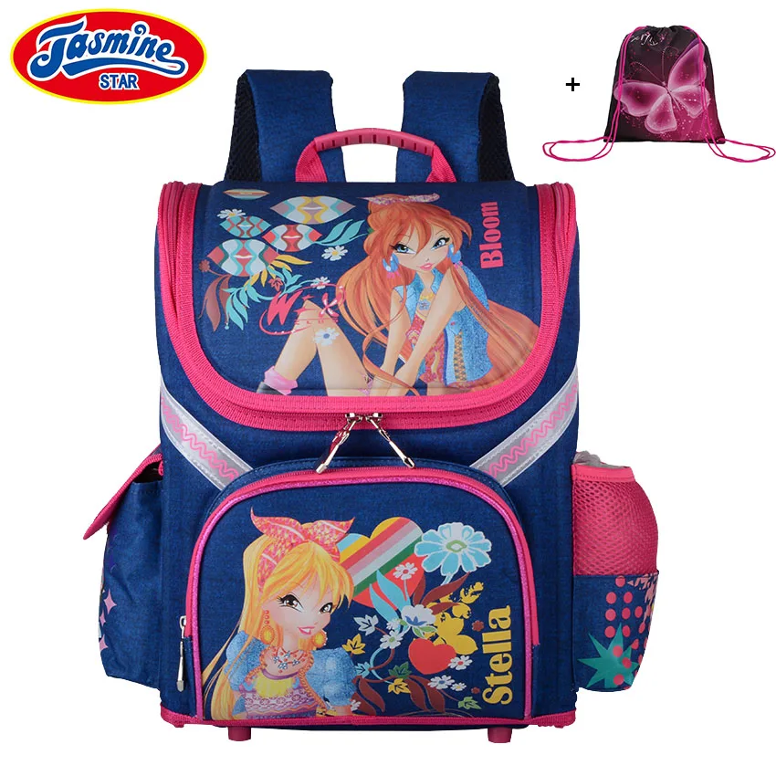 

JASMINESTAR Children School Bags For Girl Orthopedic Backpacks Child Princess Girls Cartoon Satchel Knapsack Mochila escolar