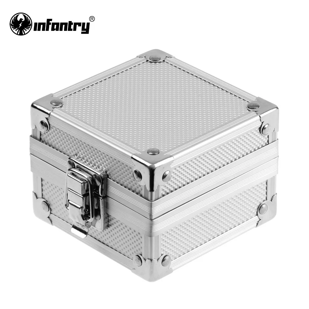 Infantry Fashion Fancy Silver Aluminum Watch Bracelet Display Box Show