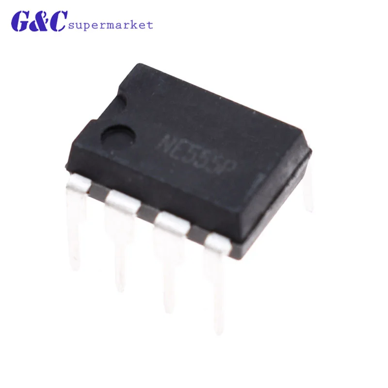 10 шт. NE555P NE555 DIP 8 одиночный биполярный таймер IC заводская цена BSG|Интегральные