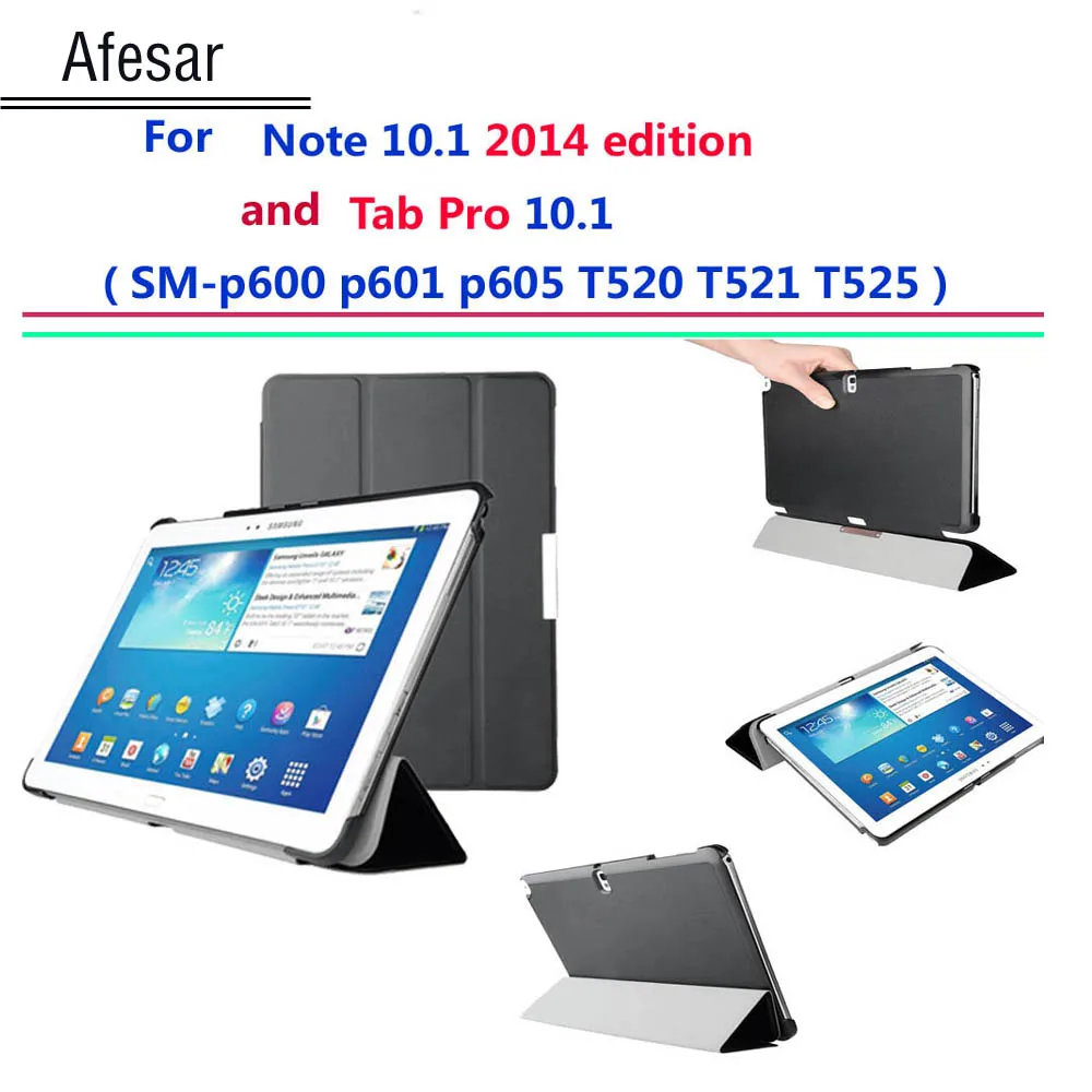 Сверхтонкий чехол Afesar P600 P601 T520 521 для Samsung Galaxy Note 10 1 2014 Edition/Galaxy Tab Pro умный с