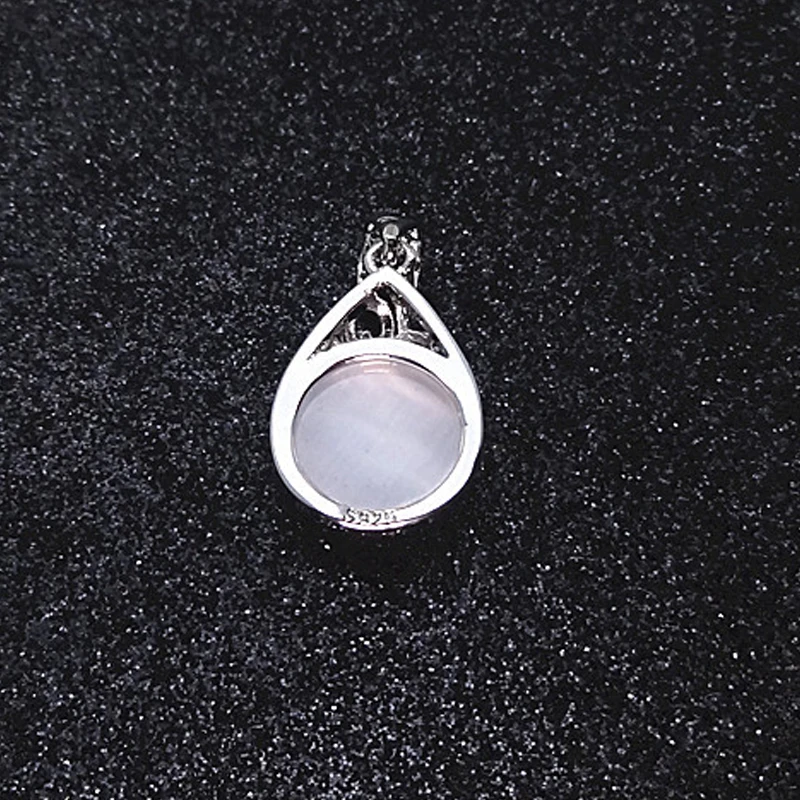 vintage water drop necklace jewelry  (13)