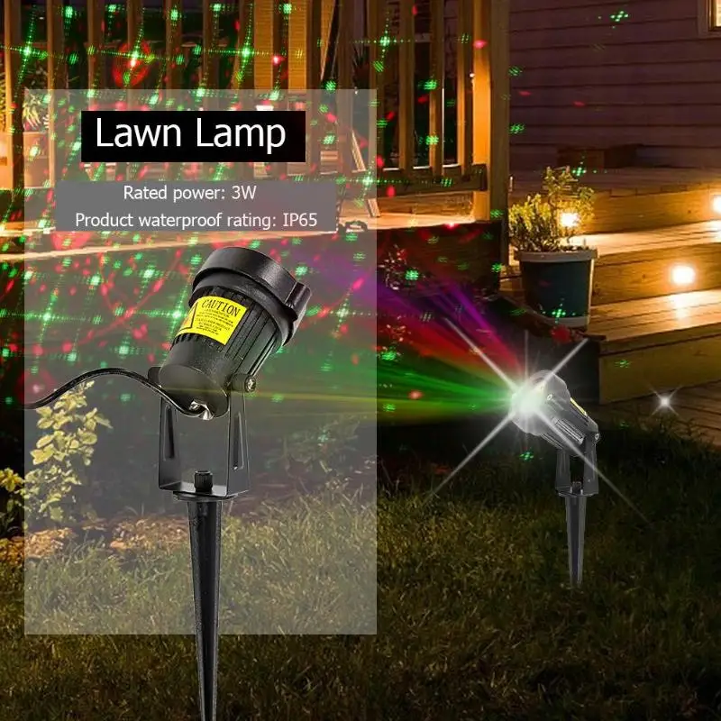 Уличный светодиодный лазерный проектор звездного неба, водонепроницаемый садовый светильник для лужайки, ландшафтный светильник для виллы, парка, сада