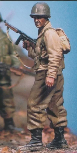 1:35 scale WW2 US tanks soldier WWII Resin Model Kit figure Free Shipping | Игрушки и хобби