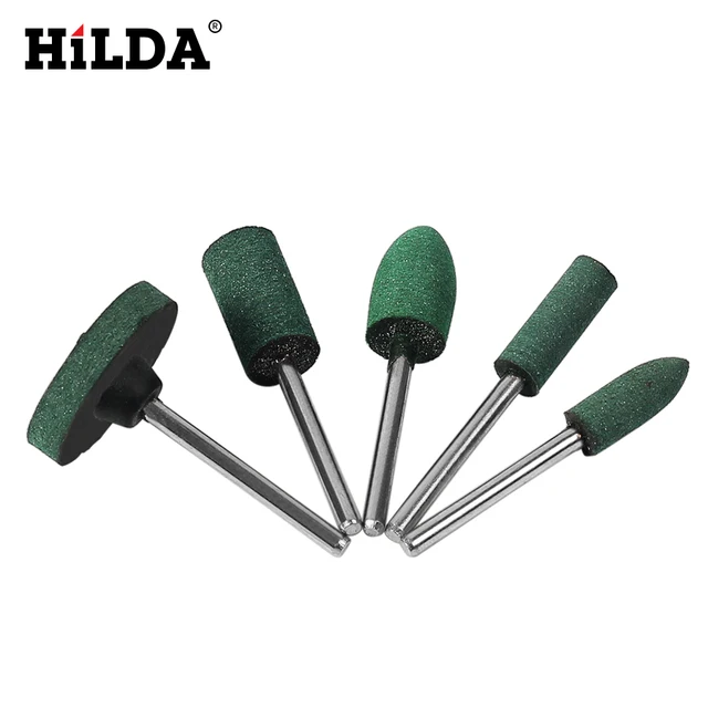 Хильда абразивные насадки для Dremel Rotary Tools для Dremel роторные инструменты шлифовальный камень, круг головка для Dremel аксессуары 5 шт./компл. компл.