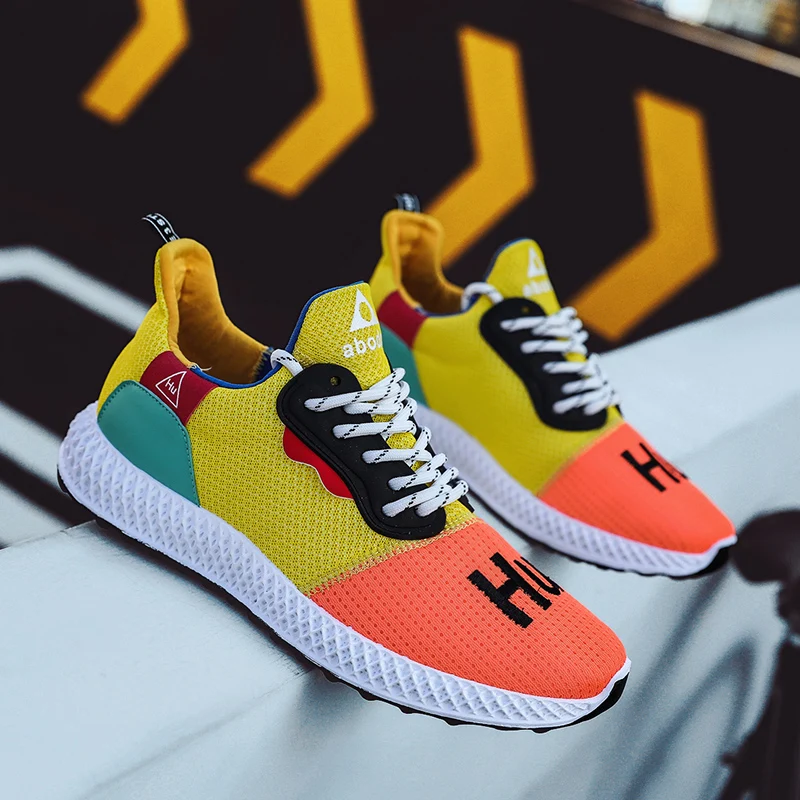 

2019 Dad shoes fashion men sneakers platform vintage man boy leather dad sneakers platform breathable casual shoes T6776