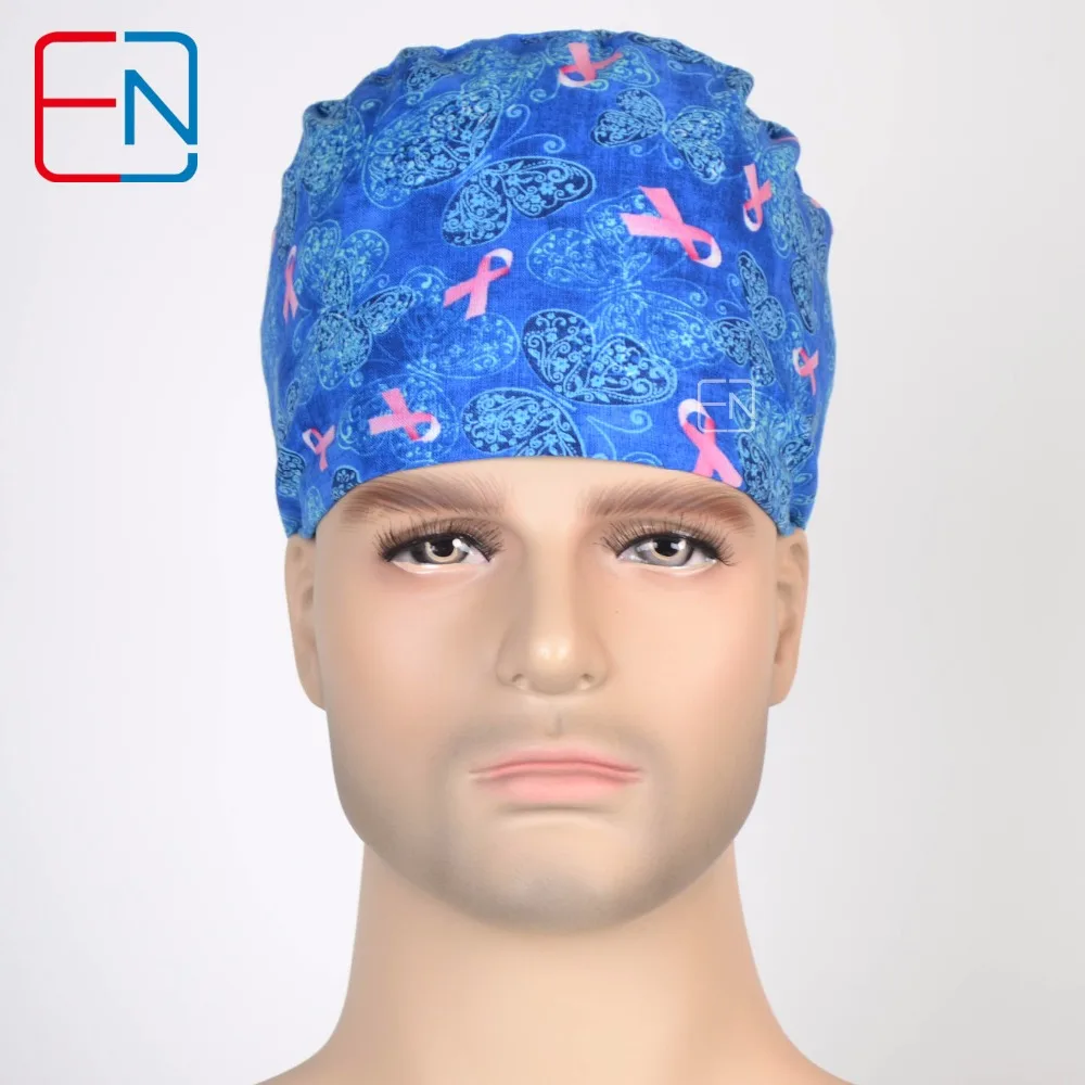 Hennar Men Adjustable Hospital Hat High Quality Clinic Surgical Caps