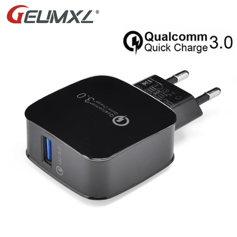 Зарядное устройство переменного тока с быстрой зарядкой QC 3 0 18 Вт американская и