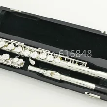 Япония жемчуг PF-665 E C мелодия флейта высокого качества музыкальный инструмент 16 ключей закрытые отверстия Посеребренная Фирменная флейта с E ключ