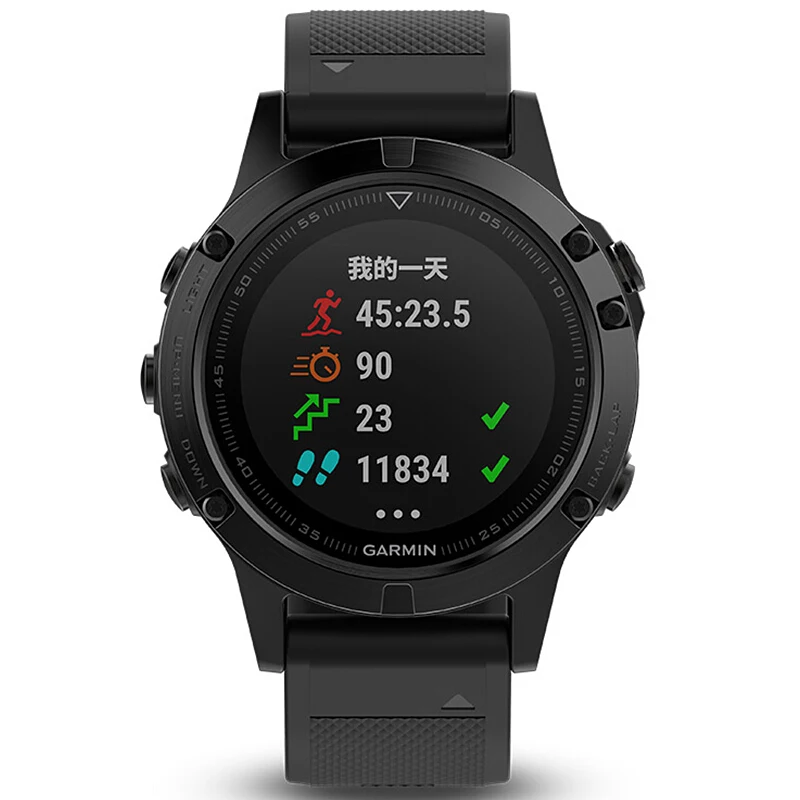 

GARMIN, Fenix 5,Premium multisport GPS watch with wrist-based heart rate,Sapphire, DLC