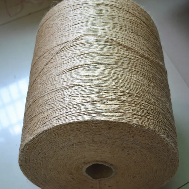 

1/2/3/4/5/6 / 8mm diameter tag yellow hemp rope wholesale 500g