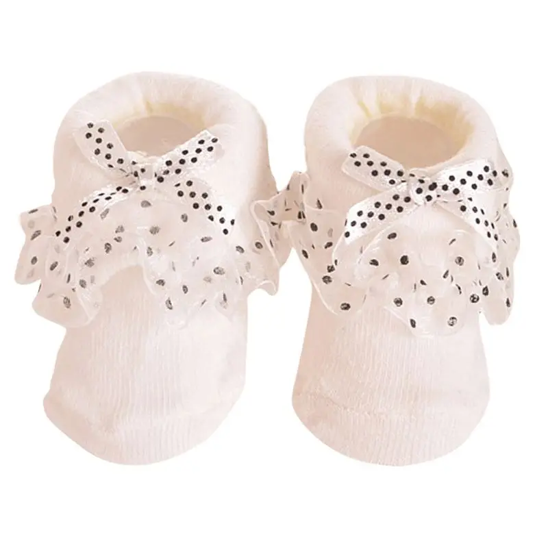 

Baby Girl Socks Bowknots Baby Warm 6 Socks for Month 8CM Ankle 0 Princess Girls Infants -