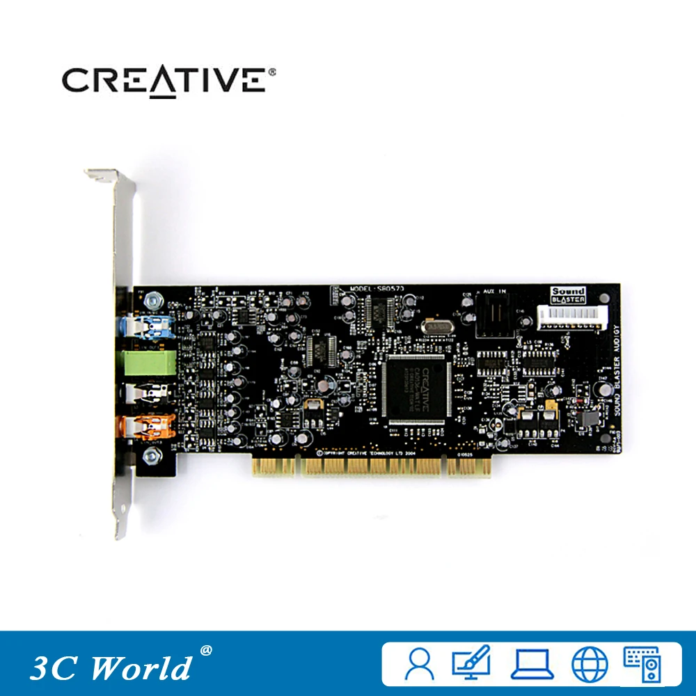 

Creative Sound Blaster SB0570 High Quality PCI Sound Cards Music Movie Games Original Desktop Computer Sound Card