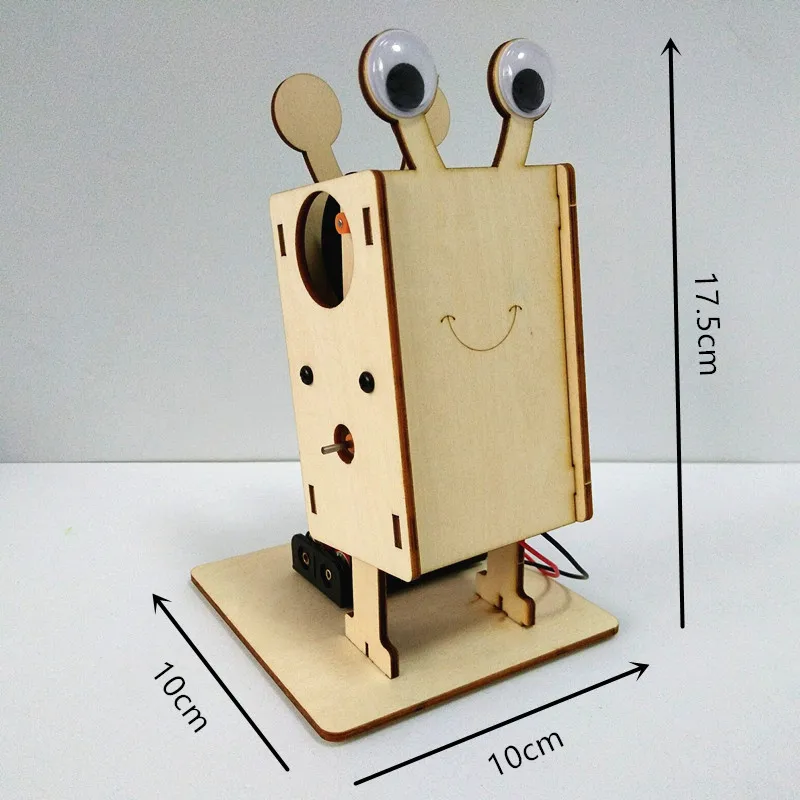 Happyxuan дети робототехники образования DIY собрать Электрический робот игрушки