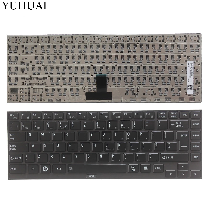 

New UK laptop keyboard for Toshiba R700 R705 R830 R835 R700 R705 R730 R731 R630 R631 UK keyboard black