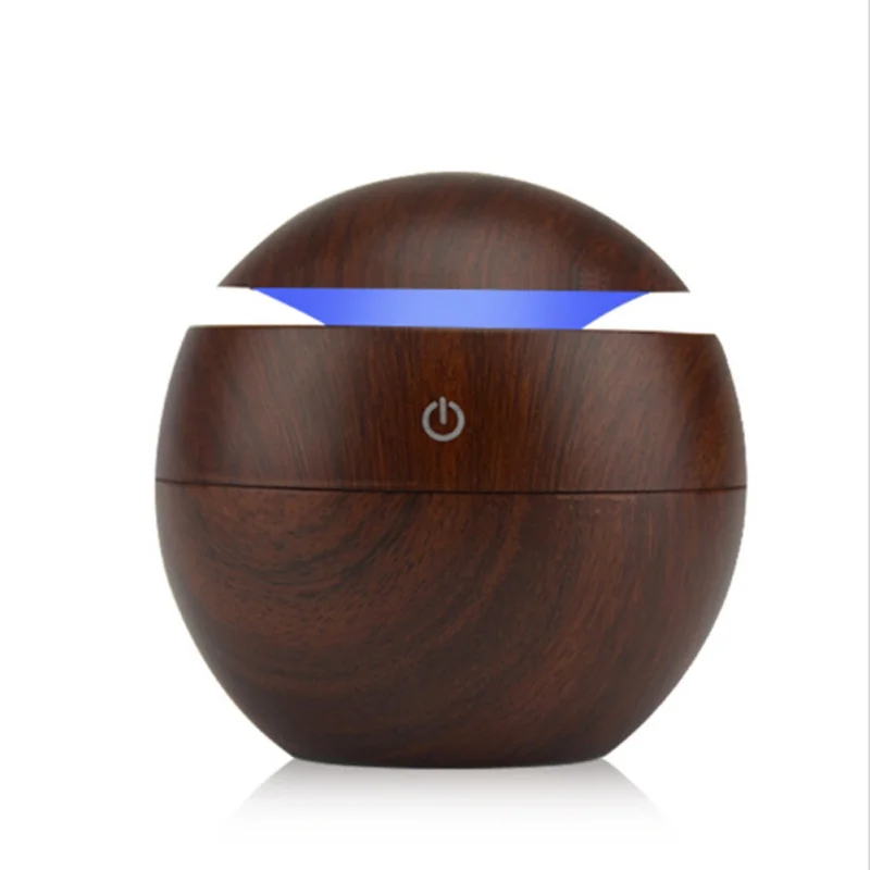

130ml USB Aroma Essential Oil Diffuser Cute Ultrasonic Cool Mist Humidifier Air Purifier Change LED Night Light For Office Home