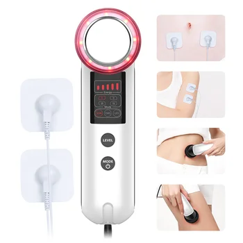 

Portable Mini Electrical EMS Ultrasound 3MHZ LED Light Anti Wrinkle Skin Lifting Treatment Body Slimming Device Brand New