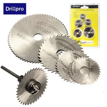 6pcs/set Mini HSS Circular Saw Blade Rotary Tool For Dremel Metal Cutter Power Tool Set Wood Cutting Discs Drill Mandrel Cutoff