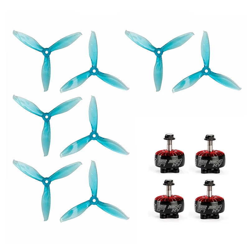 Двигатель IF светильник Xing 2207 1700KV 1800KV 3 6S с GEMFAN 5149 5 дюймов реквизит FPV гоночный
