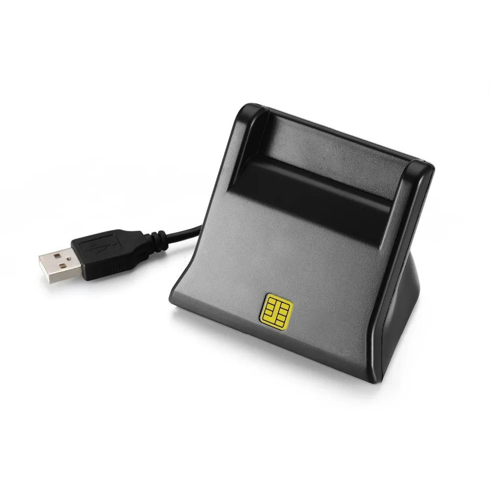 Оригинальный Zoweetek ZW-12026-3 Smart Card Reader DOD военной USB общего доступа CAC супер Скорость считыватель кредитных карт