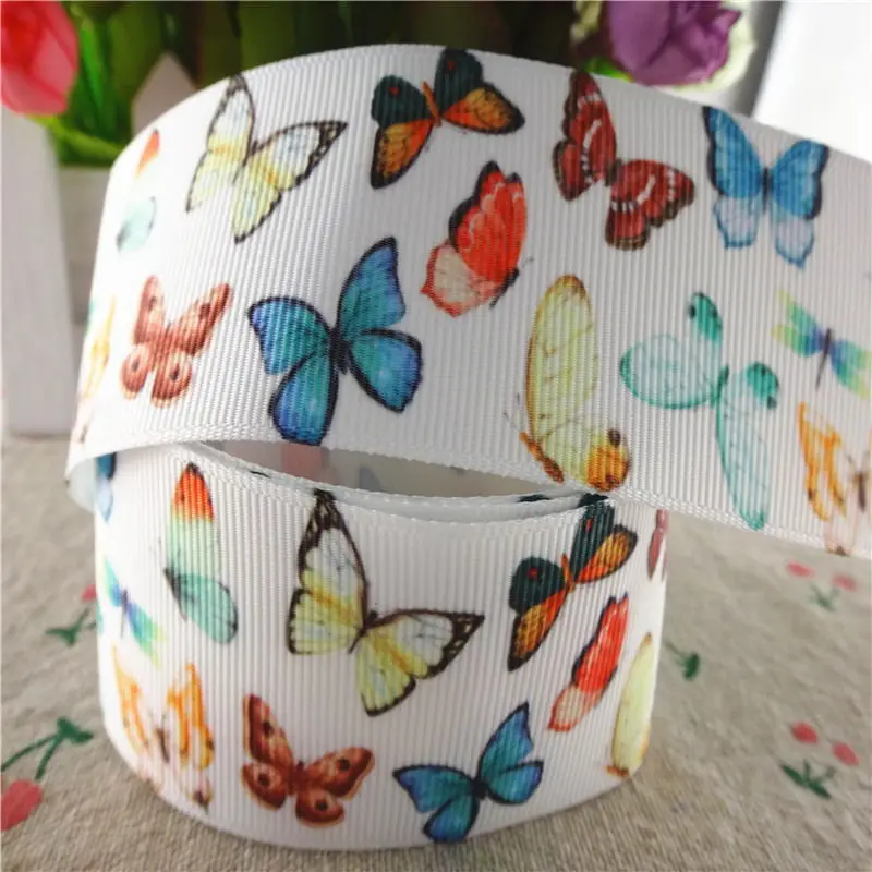 Animals printed grosgrain ribbons DIY hair bows handmade materials 5 yards 1" 25mm 1-1/2" 38mm M18091904 ribbon decoration ribbon supplies grosgrain ribbon