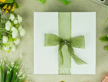 

N2013 38mm ( 1.5" ) Christmas green organza ribbon gift packaging wired edge ribbon 25yards roll