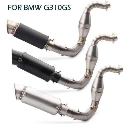 G310GS полный Системы выхлопных газов для BMW G310R 2017 2018 g310gs с дБ убийца свяжитесь
