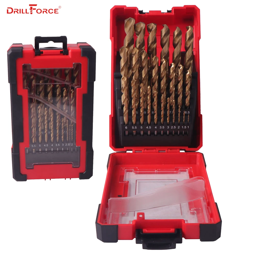 25pcs High Speed Steel Twist Drill Bit 1mm13mm Drill Bits Straight