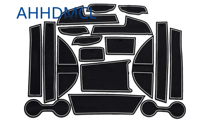 Non-Slip Car Door Gate Slot Mats Cup Armrest Storage Pad For Buick Envision Deluxe Elite Leading Edition 2014 2015 20162017 2018 |
