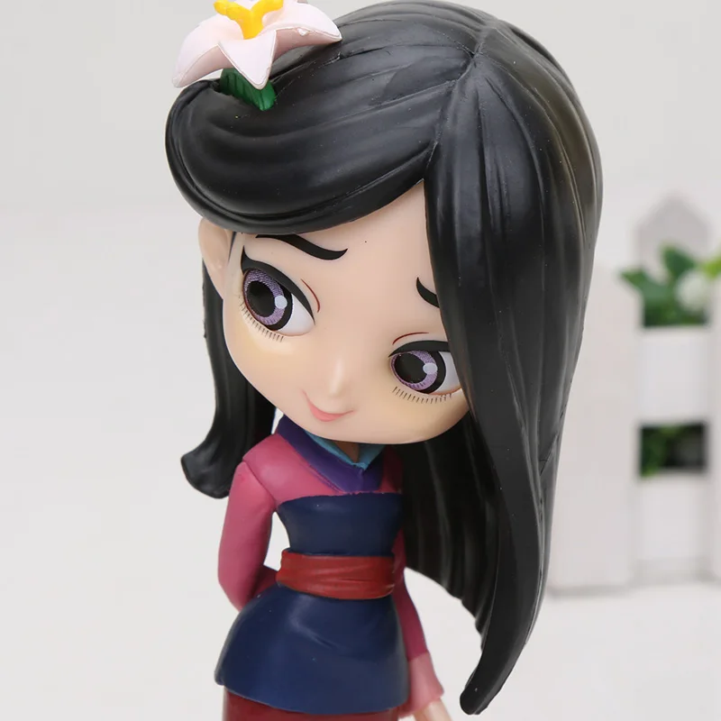 Q версия принцесса Мулан Q Posket ПВХ Фигурки игрушки куклы Коллекция игрушек для детей