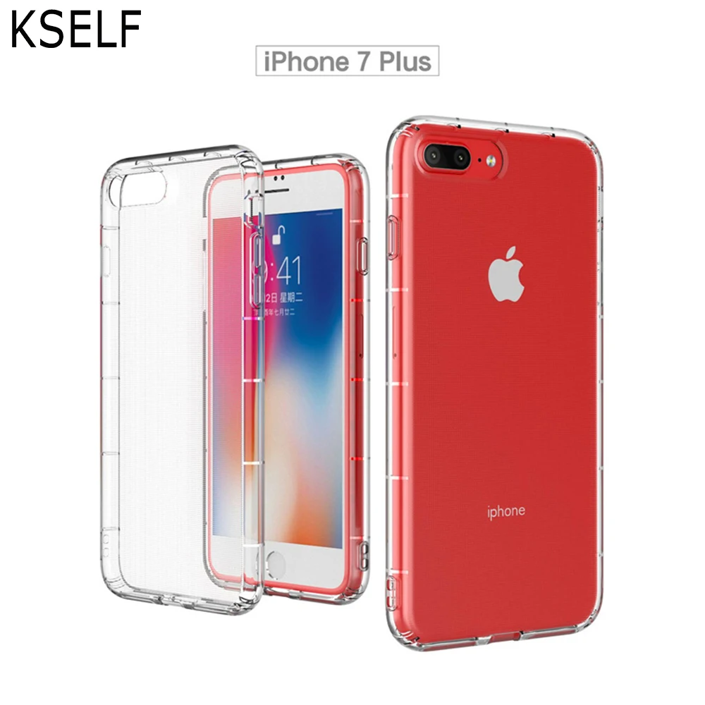 Luxury Shockproof Bumper Transparent Silicone Phone Case For iPhone X XS Max XR 8 7 6
