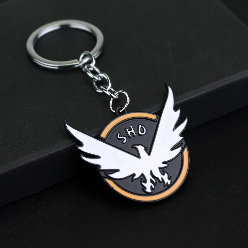 

Game Tom Clancy's The Division Exquisite SHD Keychain Fashion high quality Car key rings Pendant Accessories