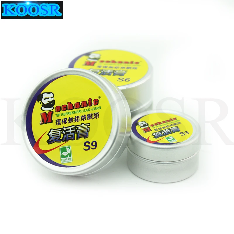 

MECHANIC Lead-free solder tip repair cream S3 S6 S9 for Soldering Tip Refresher Abrasive
