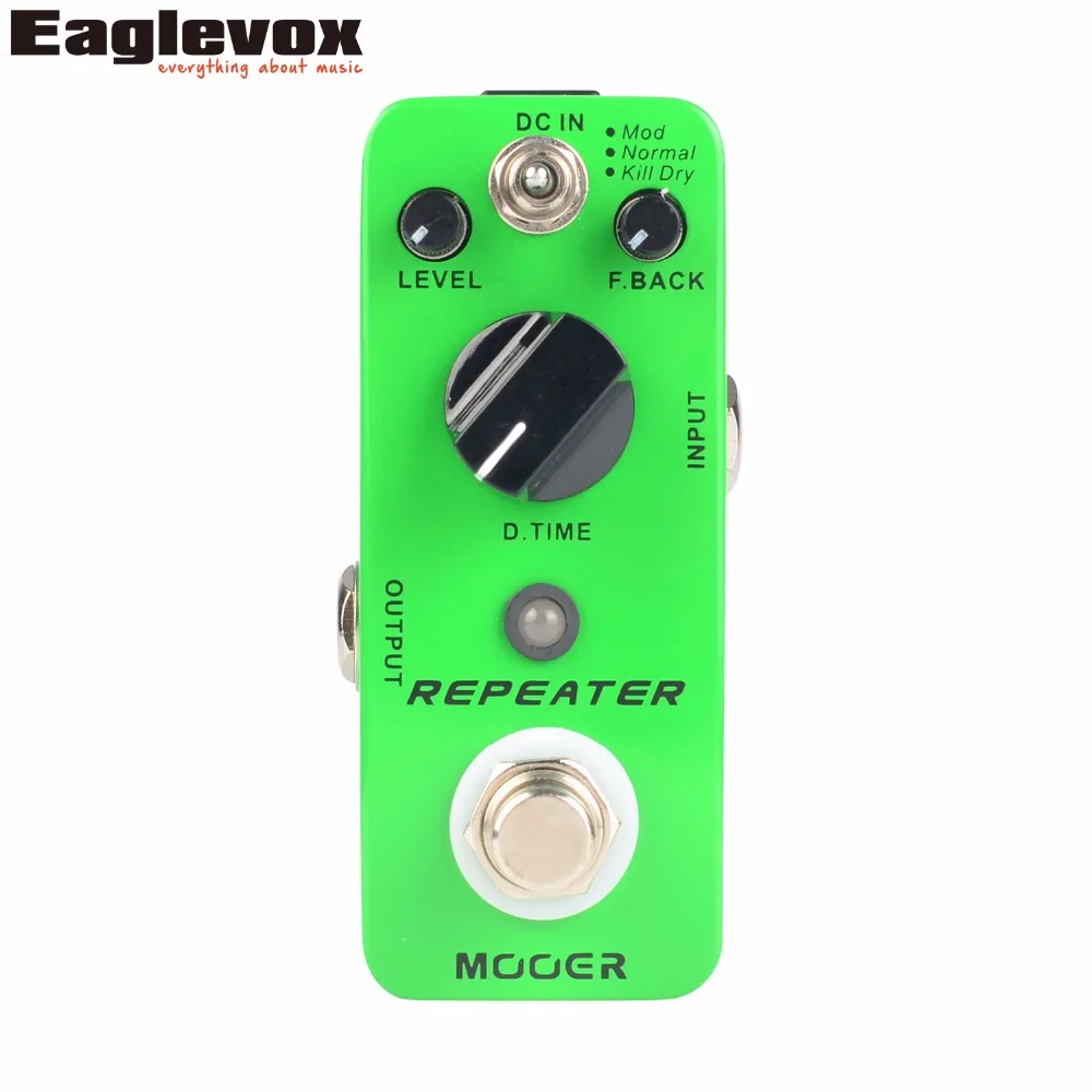 MOOER Repeater Digital Delay Guitar Effect Pedal Mod