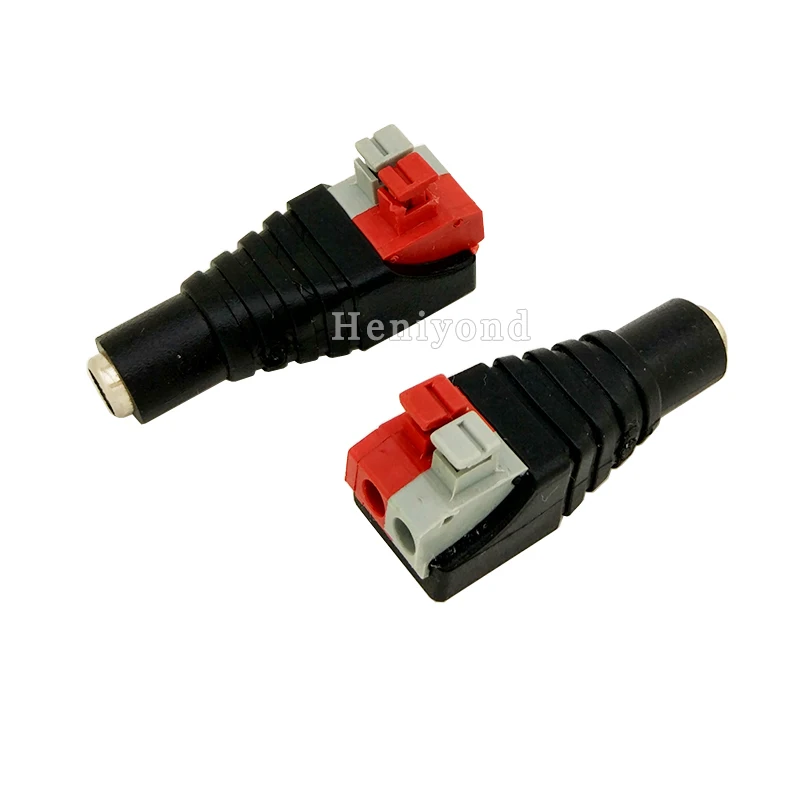 5PCS 5.5 mm x 2.1mm DC Power Female Jack Socket Female Panel Mount Push Fastening Type Cable Connector for cctv system 5PCS 5.5 mm x 2.1mm DC Power Female Jack Socket Female Panel Mount Push Fastening Type Cable Connector for cctv system