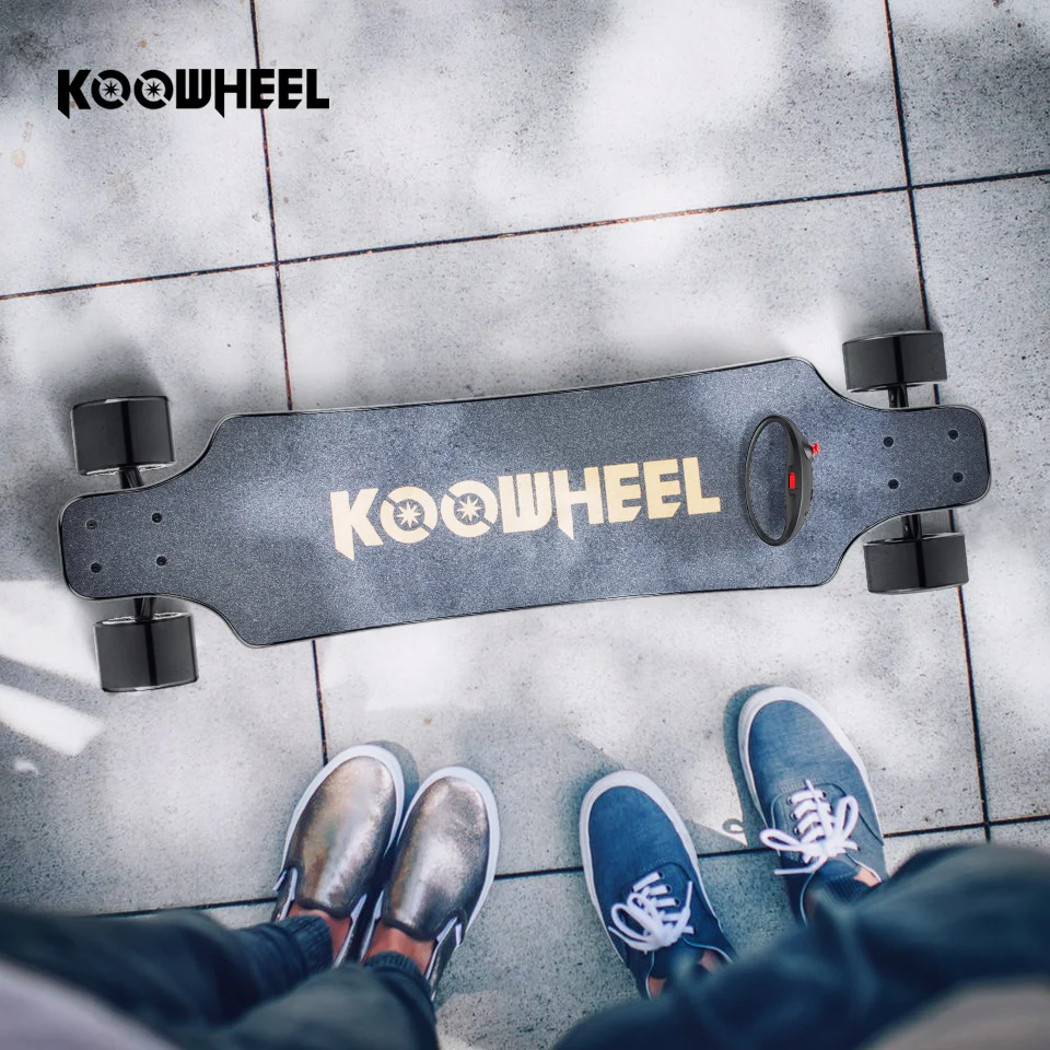 

2018 Koowheel Upgrade Onyx Four Wheel Electric Skateboard Dual Motor Powerful Electric Longboard Skateboarding for Adult