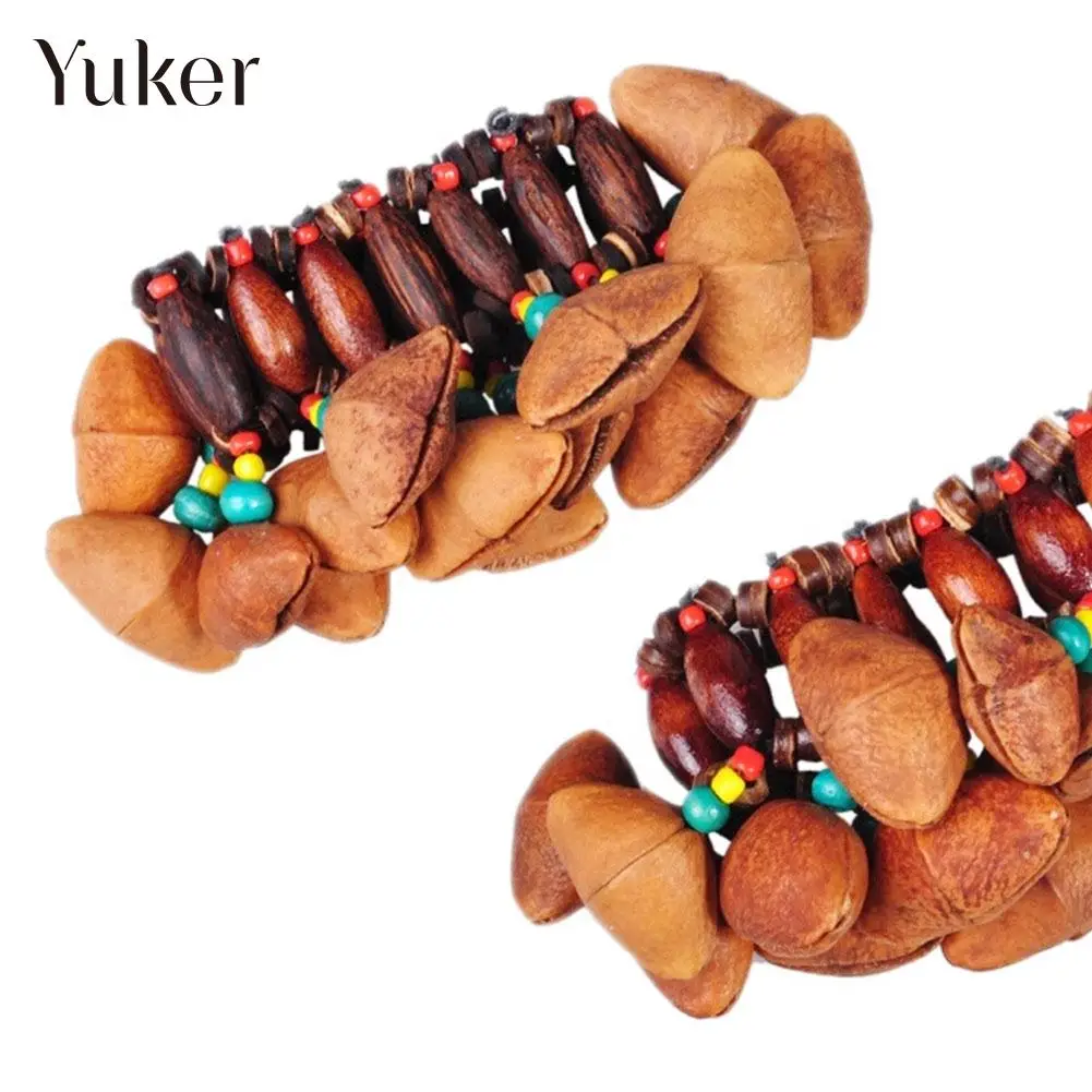 12 * 7 * 5.5cm African Drum Handbell Musical Instrument Hand Chain