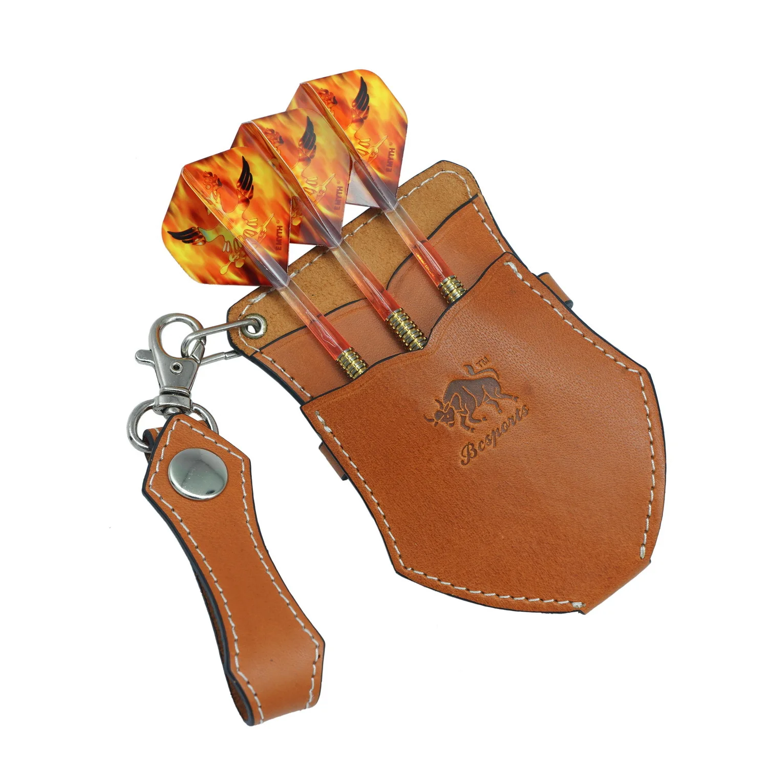 

Planting soft leather darts bag Fashion portable integrated soft darts storage bag