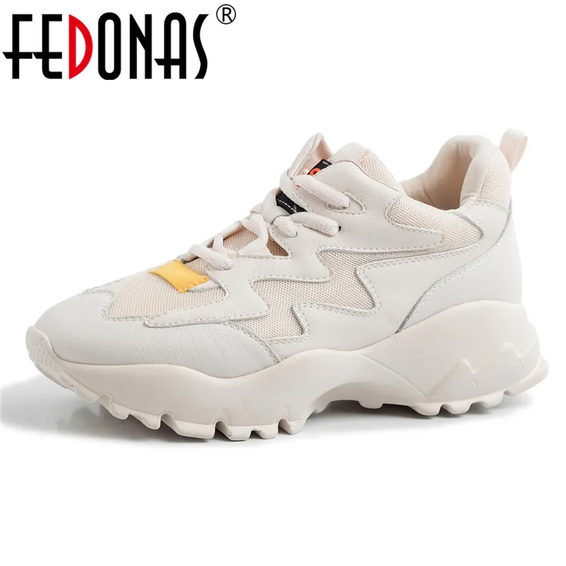 

FEDONAS High Quality Casual Shoes Comfortable Women Sneaker Spring Summer Sports Shoes Breathable Mesh Flats Working Shoes Woman