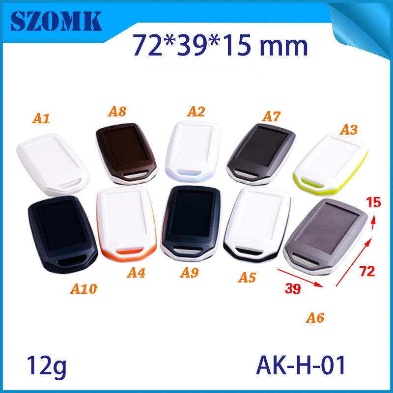 szomk handheld plastic enclosure for electronics plastic case remote control box scanner plastic sensor shell plastic housing device box  (19)
