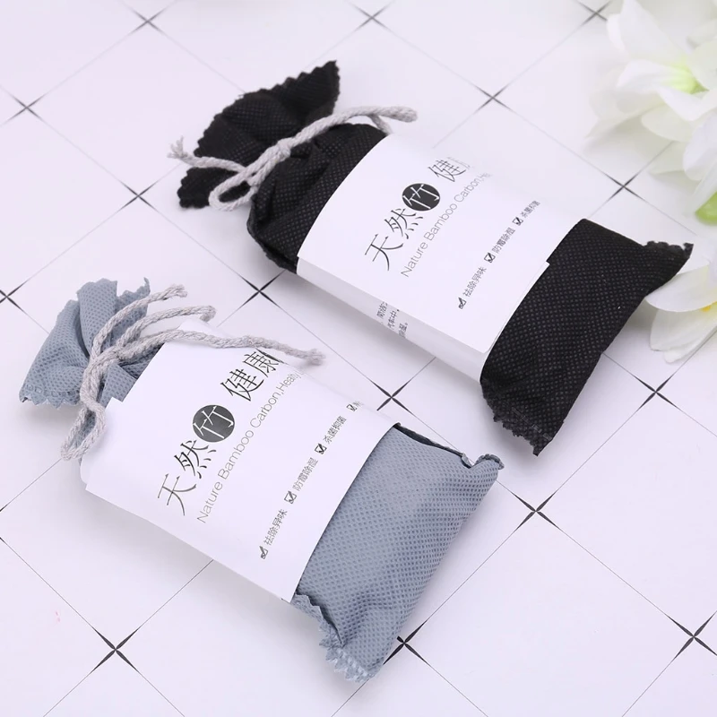 Bamboo Charcoal Air Freshener - Natural Odor Absorber & Deodorizer