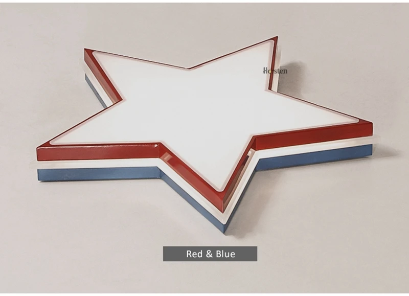 Acrylic Star LED Ceiling Light 36W Baby Kids Bedroom Ceiling Lamp Creative Star Lampshade Lighting Fixture For Children Room 110-220V (8)