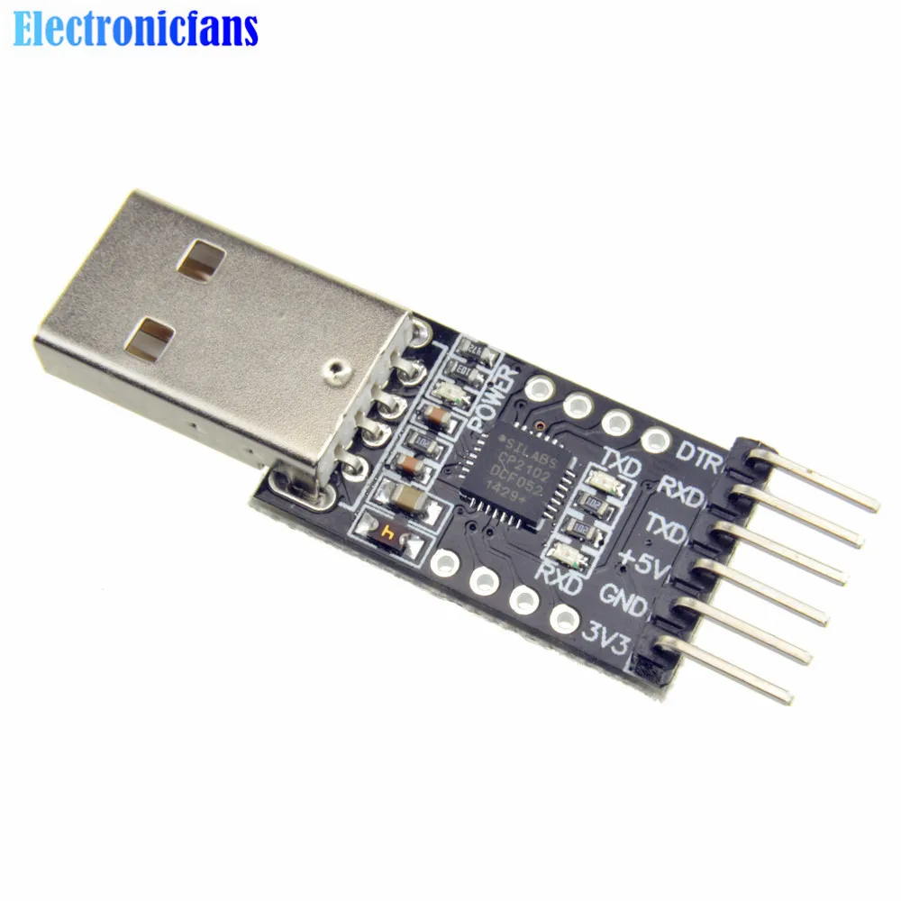 1 шт. CP2102 USB 2,0 к ttl UART модуль 6Pin последовательный преобразователь STC заменить FT232 модуль адаптера 3,3 В/5 В питания