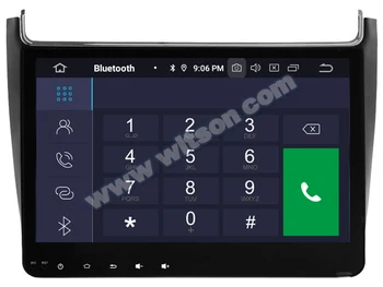 

10.1" Android 9.0 Pie OS Car Multimedia GPS Radio for Volkswagen Polo 2014-2017 (Typ 6C) with 256GB External HDD Support