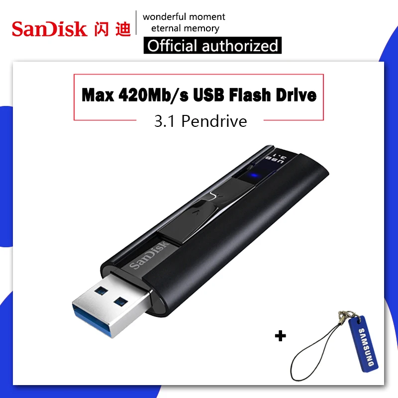 Флеш-накопитель USB sandisk 256, 128 ГБ, высокая скорость, Макс., 420 м, флешка, 128 ГБ, 256 ГБ, флеш-накопитель, 3,1 USB флешка, диск на ключ, память для телефона