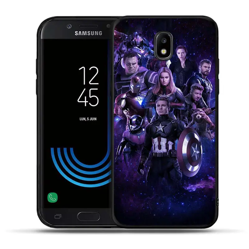 Милый чехол для Samsung Galaxy J3 J5 J7 J2 Prime G530 j4 J6 Plus J530F черный чехол из ТПУ - Цвет: H1213