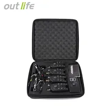 JY-19-SW Fish Fishing Alarm Chew Set Wi-fi Fishing Alarms Bells Carp Mild for Sort out Rod Fishing with LCD Display Indicator
