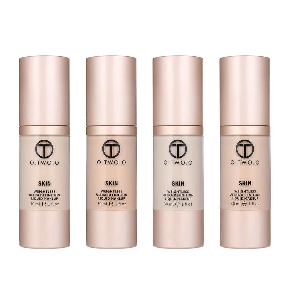 O.TWO.O Face Makeup Base Foundation Concealer Facial Coverage Fluid