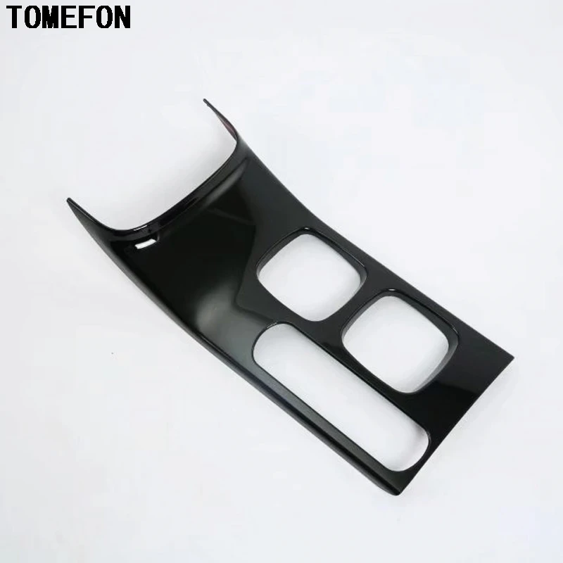 

TOMEFON For Suzuki Sx4 S-Cross 2014-2018 ABS Black Paint Front Water Cup Holder Panel Cover Gear Shift Trim LHD Interior Styling