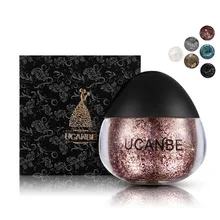 UCANBE макияж одноцветные тени для век макияж блестящие перламутровые тени для век 6 цветов Палитра теней Сияющие яркие#252321